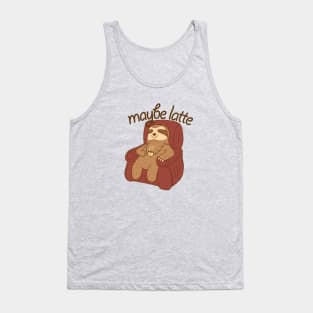 sloth and latte Tank Top